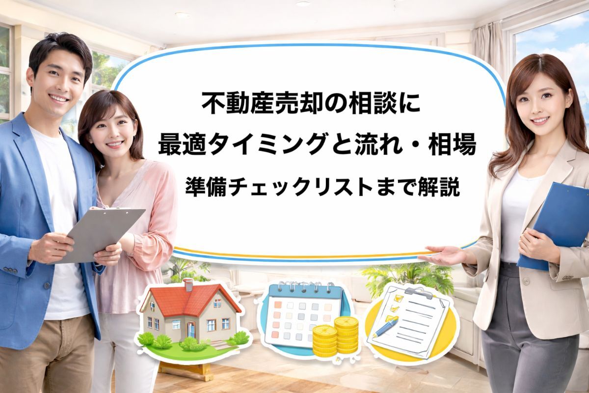 不動産売却の相談に最適タイミングと流れ・相場・準備チェックリストまで解説