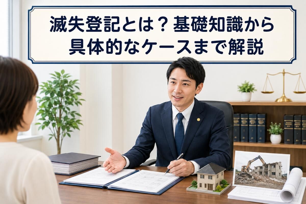 滅失登記とは？基礎知識から具体的なケースまで解説