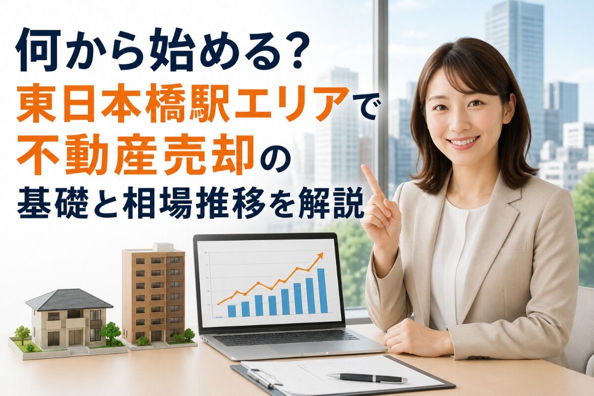 何から始める？東日本橋駅エリアで不動産売却の基礎と相場推移を解説
